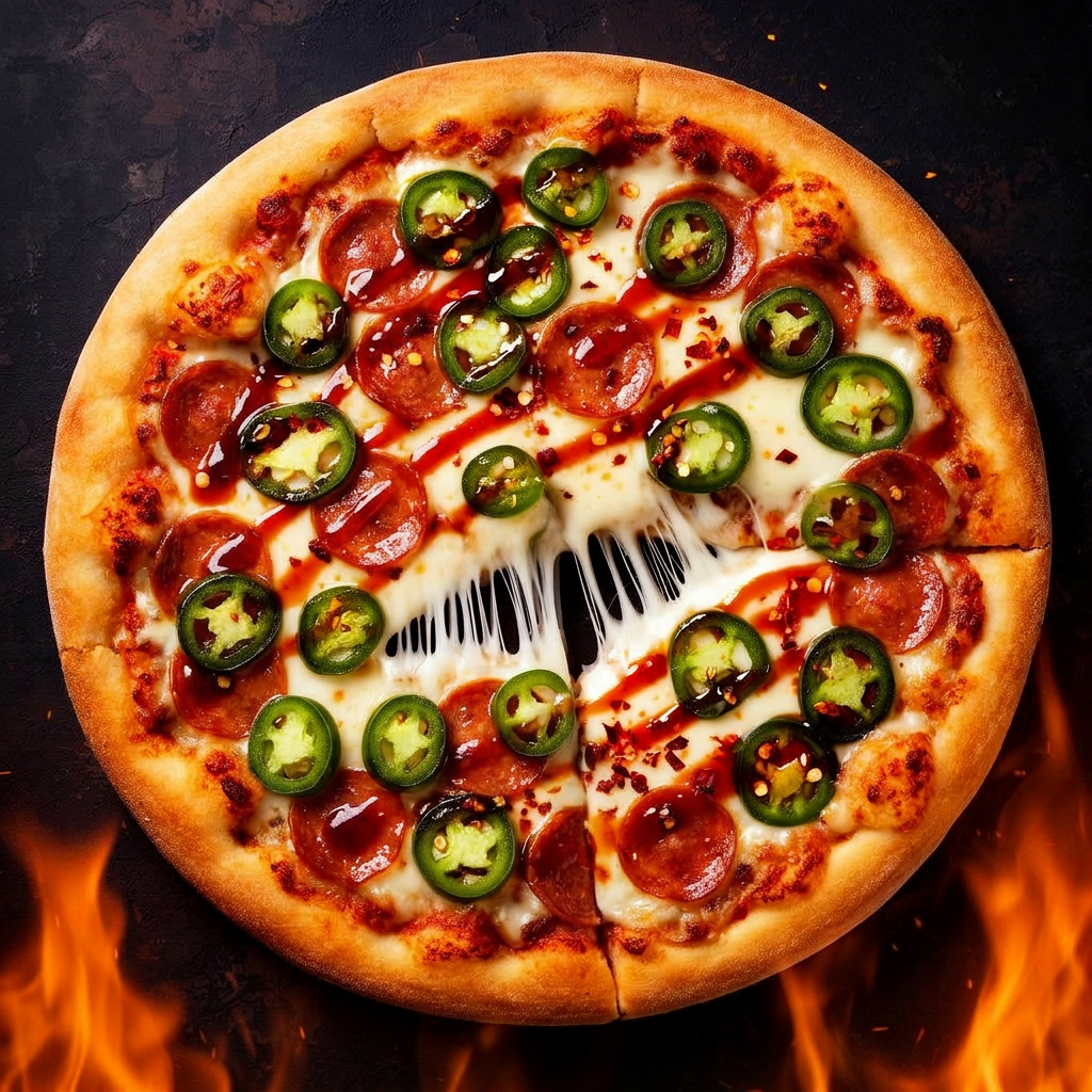 Fireball Pizza, signature halal pizza in Morley