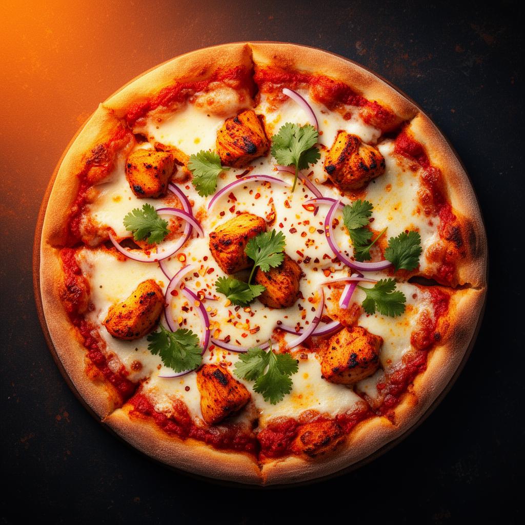 Peri Peri Chicken Pizza, signature halal pizza in Morley